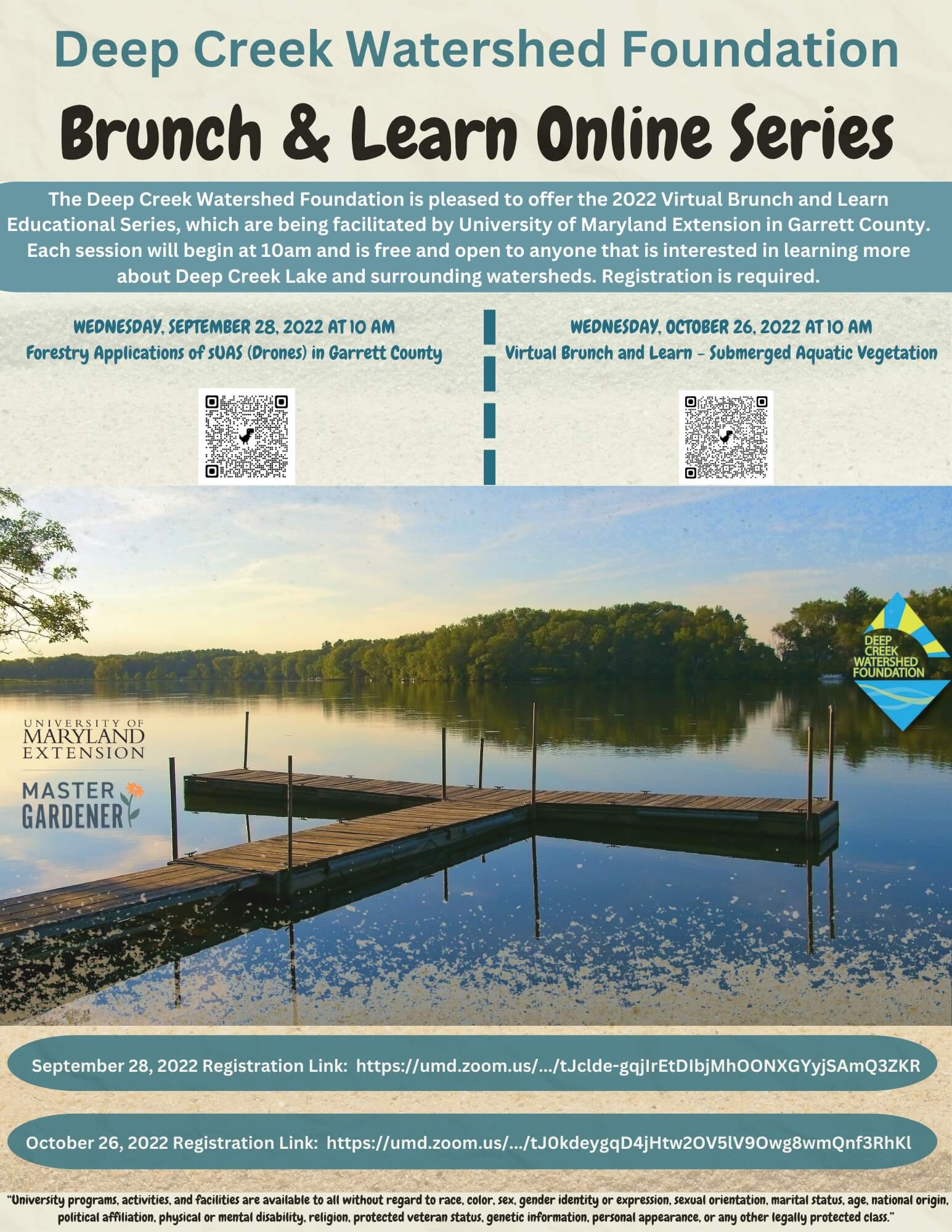 2022 Virtual Brunch and Learn Educational Series