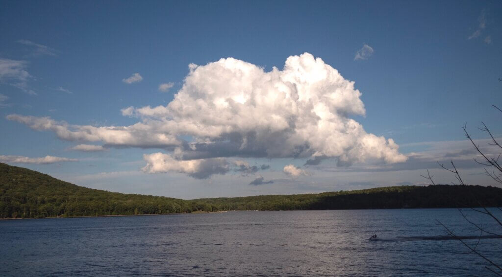 Clouds over lake robert paine 8-18-20