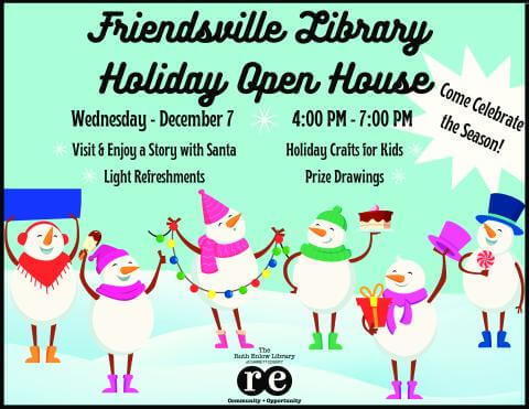 Friendsville Library Holiday Open House