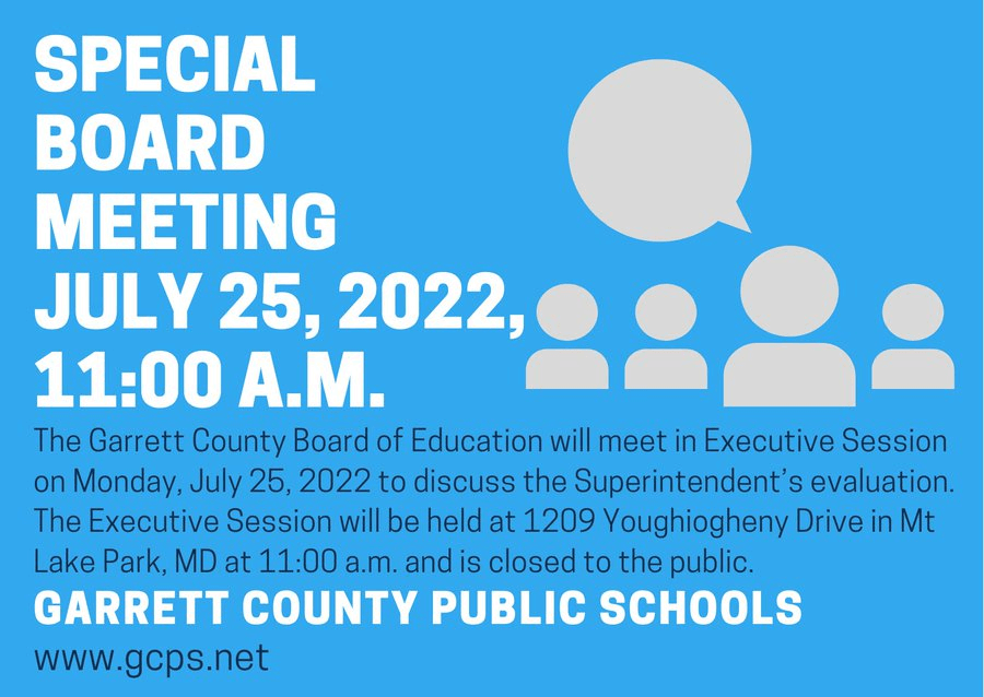 Garrett County Board of Education Executive Session