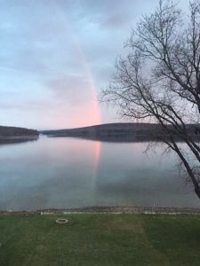 Rainbow over Hazelhurst at Deep Creek Lake