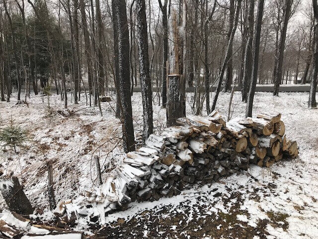 Late Snow at Deep Creek Lake, MD