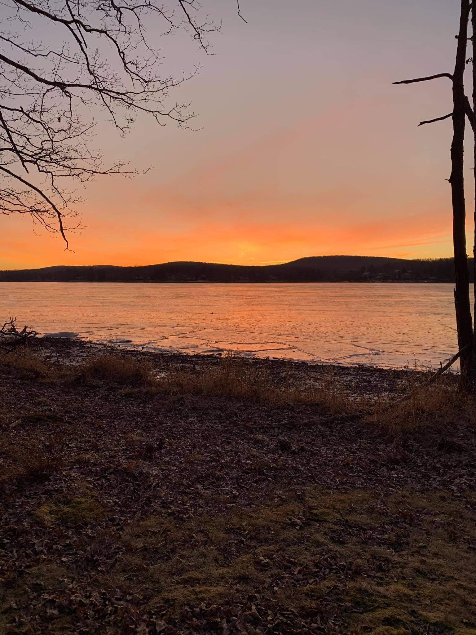 Bill Stevenson Sunrise off Turkey Neck Cove in Deep Creek Lake, MD