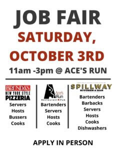 Oct 3 Job Fair