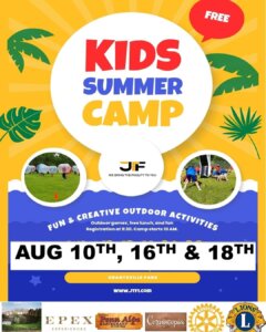 JTF Kids Summer Camp