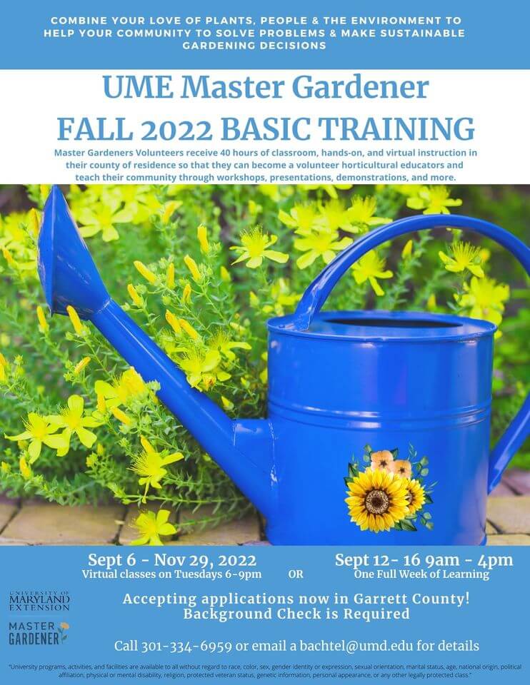 Maryland Master Gardener Basic Training