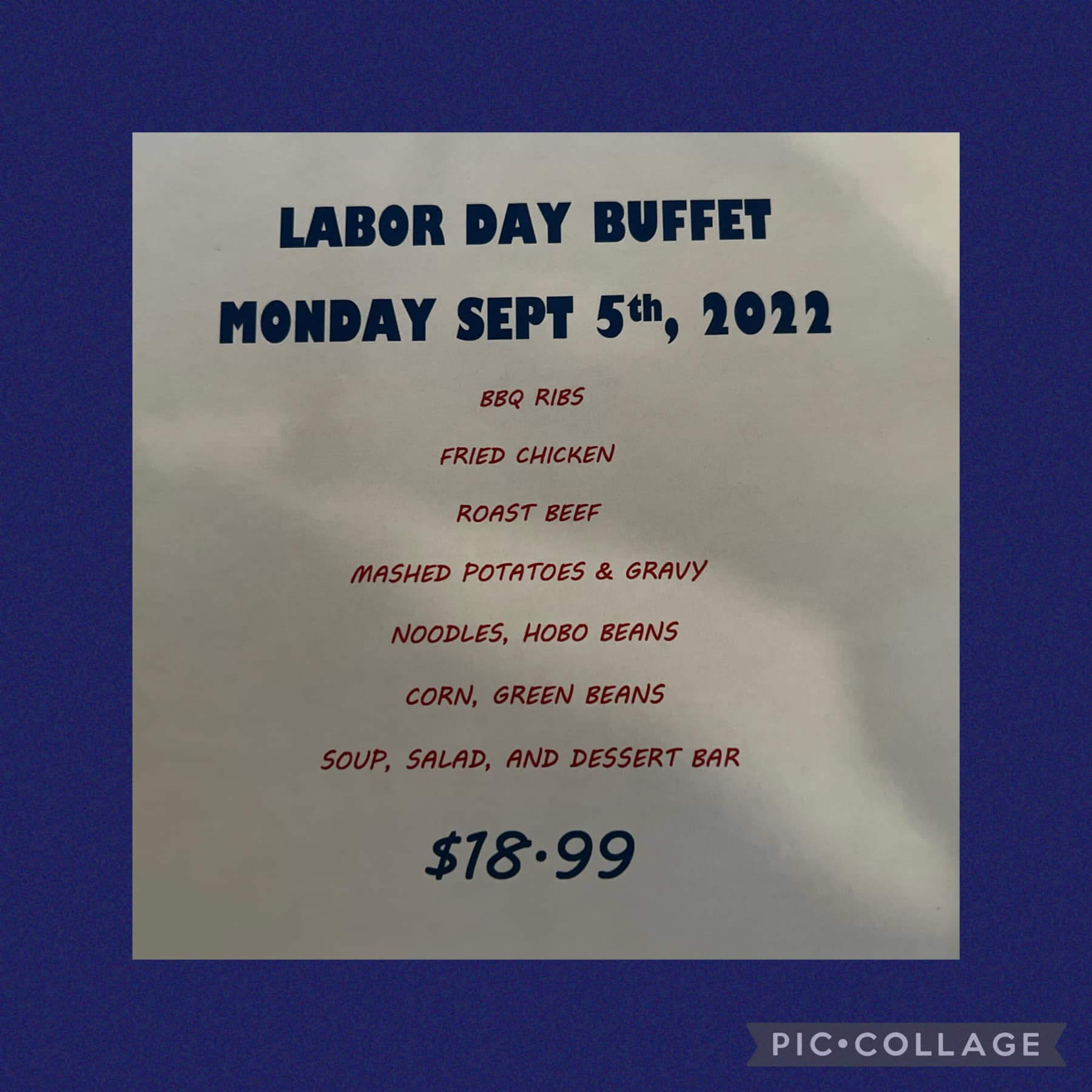Penn Alps Restaurant & Craft Shop: Labor Day Buffet