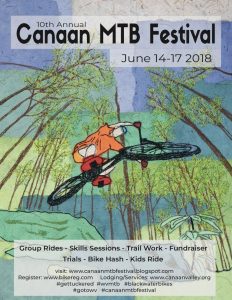 Canaan Mountain Bike Festival Poster