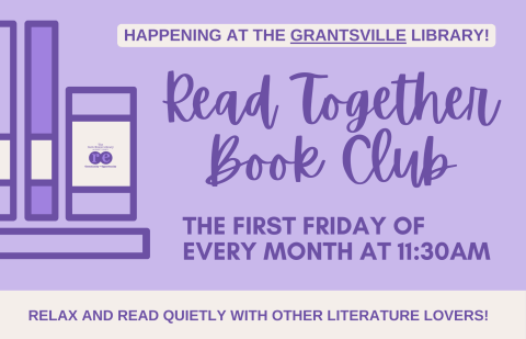 LIBRARY HOME EVENT CALENDAR CONTACT US Read Together Book Club (Grantsville)